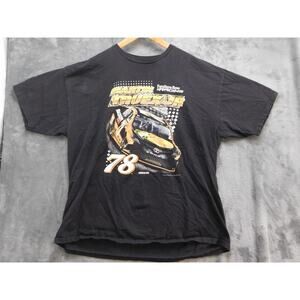 NASCAR Shirt Mens 2XL Black Martin Truex Jr Racing 78 Graphic Cotton Tee